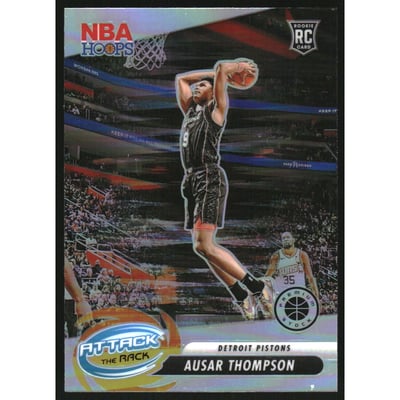 2023-24 Hoops Premium Stock Attack the Rack Silver Prizm #5 Ausar Thompson