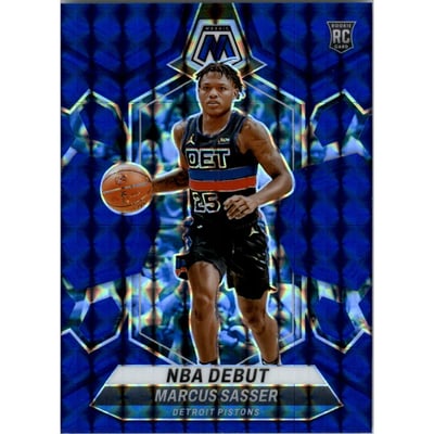 2023-24 Panini Mosaic Mosaic Blue #264 Marcus Sasser/NBA Debut