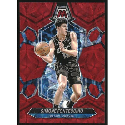 2023-24 Panini Mosaic Mosaic Red International #133 Simone Fontecchio