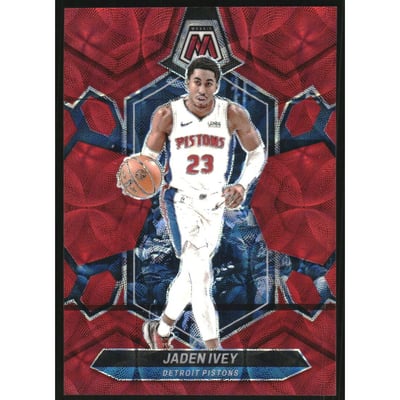 2023-24 Panini Mosaic Mosaic Red International #137 Jaden Ivey