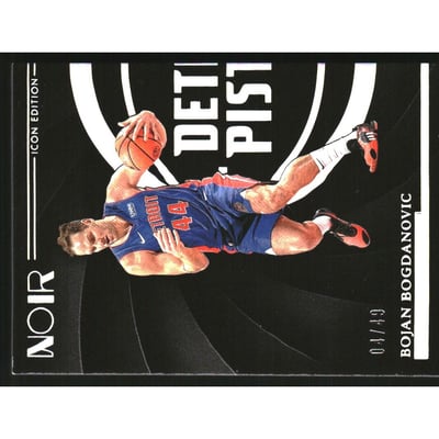 2023-24 Panini Noir Holo Silver #127 Bojan Bogdanovic I