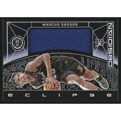 2023-24 Panini Obsidian Eclipse Materials #3 Marcus Sasser