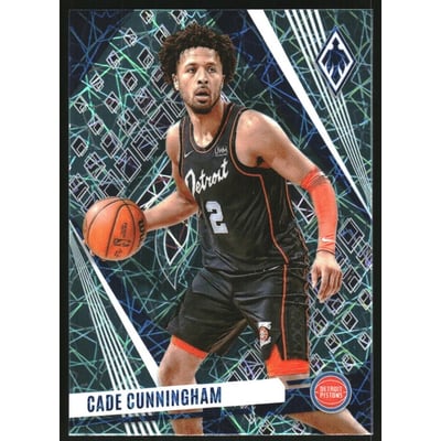 2023-24 Panini Phoenix Teal Lazer #236 Cade Cunningham
