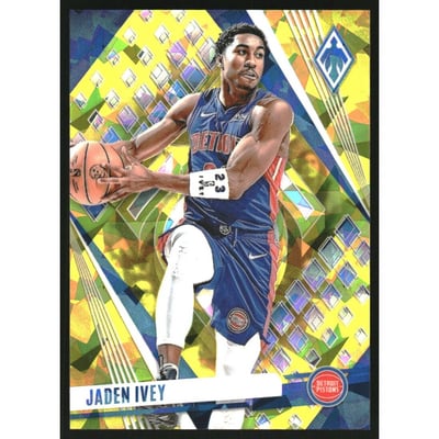 2023-24 Panini Phoenix Yellow Ice #148 Jaden Ivey