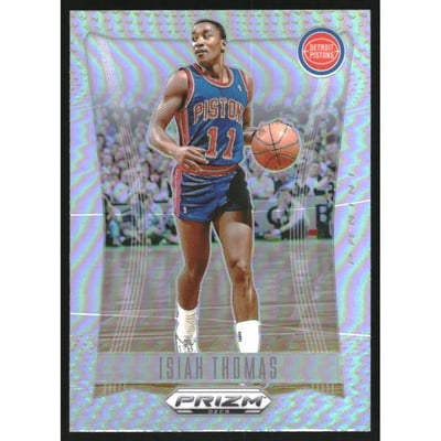 2023-24 Panini Prizm Deca Prizms Silver #84 Isiah Thomas