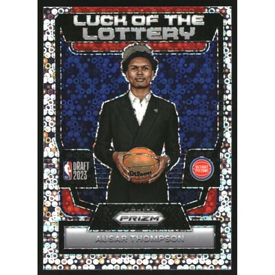 2023-24 Panini Prizm Luck of the Lottery Prizms Fast Break #3 Ausar Thompson