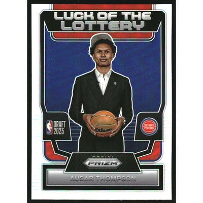 2023-24 Panini Prizm Luck of the Lottery Prizms Silver #3 Ausar Thompson