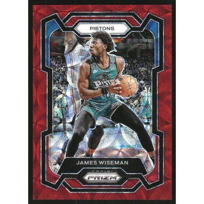 2023-24 Panini Prizm Prizms Choice Red #86 James Wiseman