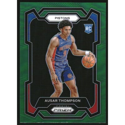 2023-24 Panini Prizm Prizms Green #178 Ausar Thompson