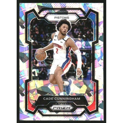 2023-24 Panini Prizm Prizms Ice #11 Cade Cunningham