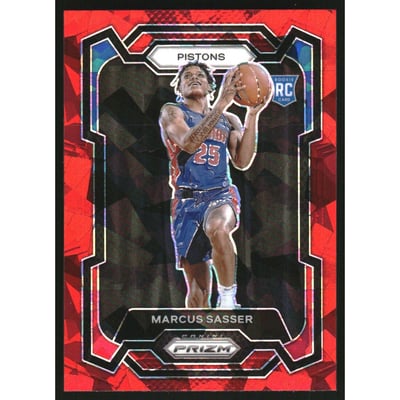 2023-24 Panini Prizm Prizms Red Ice #174 Marcus Sasser