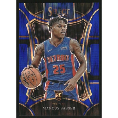 2023-24 Select Prizms Blue Flash #303 Marcus Sasser
