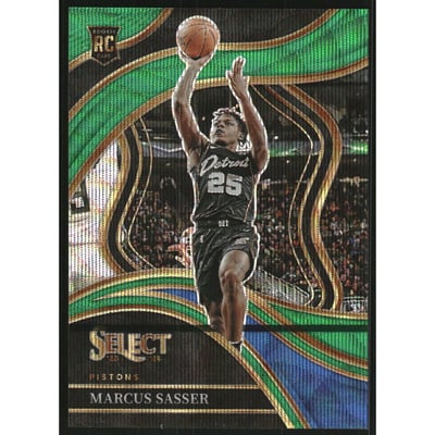 2023-24 Select Prizms Green Wave #292 Marcus Sasser