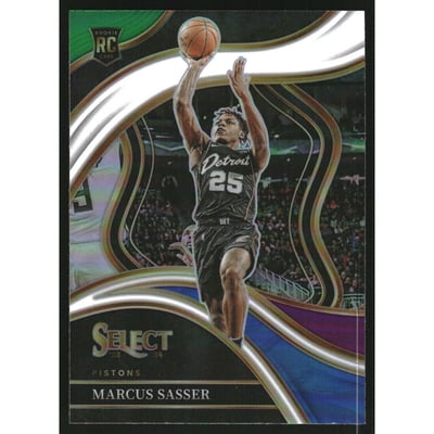 2023-24 Select Prizms Green White Purple #292 Marcus Sasser