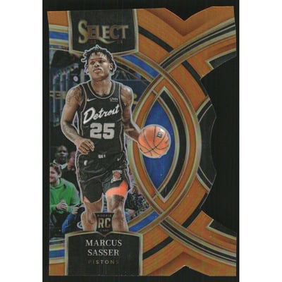 2023-24 Select Prizms Orange Die-Cut #114 Marcus Sasser