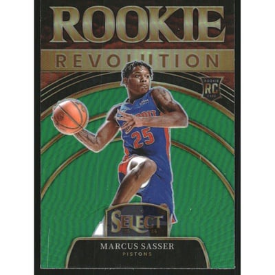 2023-24 Select Rookie Revolution Green Prizms #27 Marcus Sasser