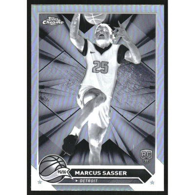 2023-24 Topps Chrome Negative Refractors #140 Marcus Sasser