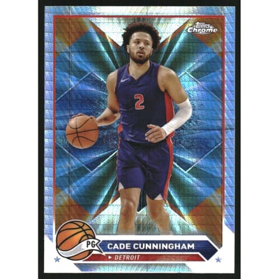 2023-24 Topps Chrome Prism Refractors #107 Cade Cunningham