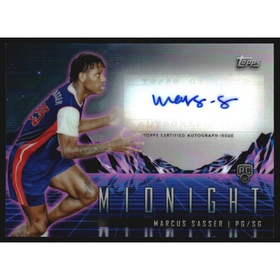 2023-24 Topps Midnight Rookie Horizon Signatures #RHSMS Marcus Sasser