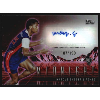 2023-24 Topps Midnight Rookie Horizon Signatures Twilight #RHSMS Marcus Sasser