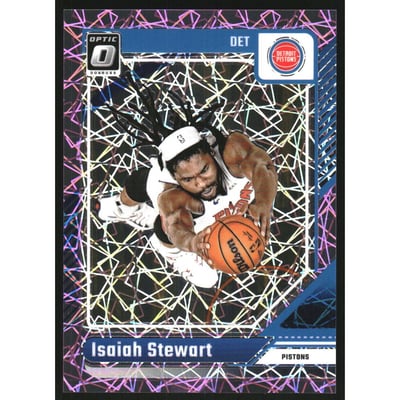 2024-25 Donruss Optic Pink Velocity #81 Isaiah Stewart