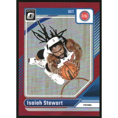 2024-25 Donruss Optic Red #81 Isaiah Stewart