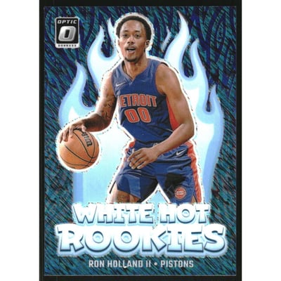 2024-25 Donruss Optic White Hot Rookies Purple Shimmer #1 Ron Holland II