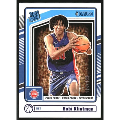 2024-25 Donruss Press Proof Purple #207 Bobi Klintman RR