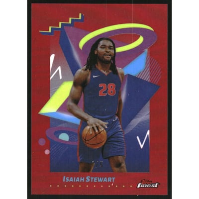 2024-25 Finest Red Refractors #226 Isaiah Stewart R