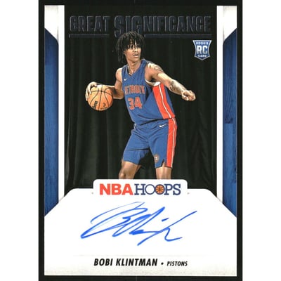 2024-25 Hoops Great SIGnificance #74 Bobi Klintman