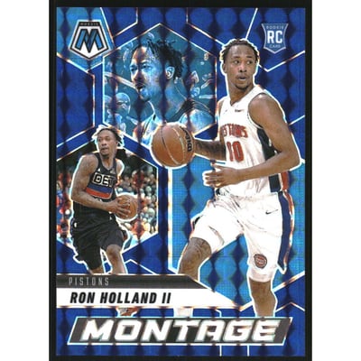 2024-25 Panini Mosaic Montage Mosaic Blue #23 Ron Holland II