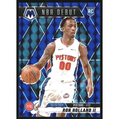 2024-25 Panini Mosaic Mosaic Blue #258 Ron Holland II/NBA Debut