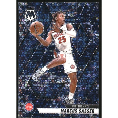 2024-25 Panini Mosaic Mosaic Fast Break Blue Camo #78 Marcus Sasser
