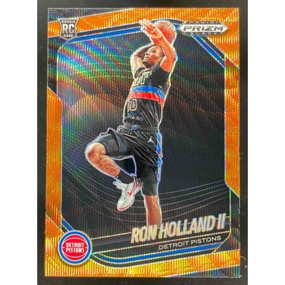 2024-25 Panini Prizm Black Orange Wave Prizms #28 Ron Holland II /60