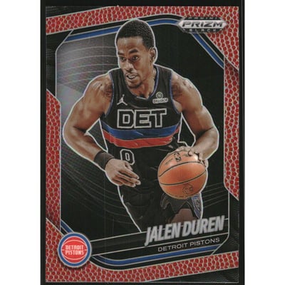 2024-25 Panini Prizm Black Prizms Basketball #190 Jalen Duren
