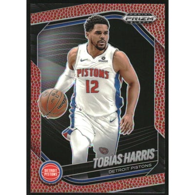 2024-25 Panini Prizm Black Prizms Basketball #95 Tobias Harris