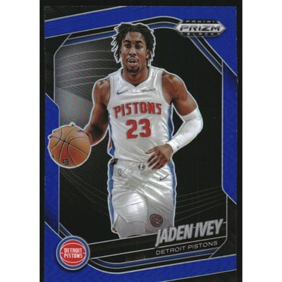 2024-25 Panini Prizm Black Prizms Blue #69 Jaden Ivey