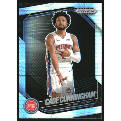 2024-25 Panini Prizm Black Prizms Hyper #8 Cade Cunningham