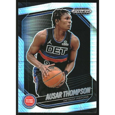 2024-25 Panini Prizm Black Prizms Hyper #90 Ausar Thompson
