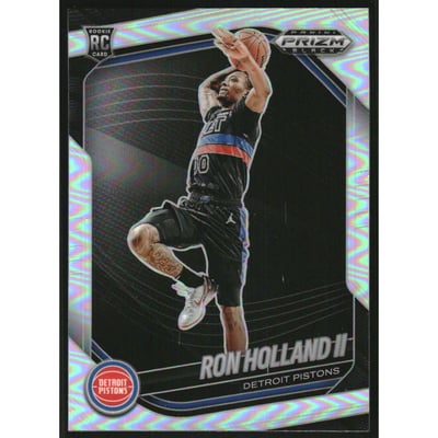 2024-25 Panini Prizm Black Prizms Silver #28 Ron Holland II