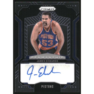 2024-25 Panini Prizm Penmanship #48 James Edwards