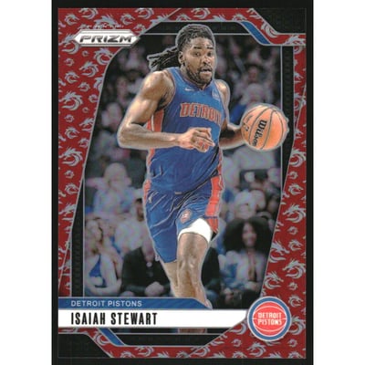 2024-25 Panini Prizm Prizms Dragon Year #106 Isaiah Stewart