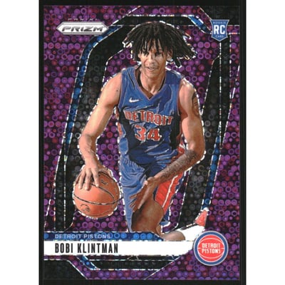 2024-25 Panini Prizm Prizms Fast Break Purple #266 Bobi Klintman
