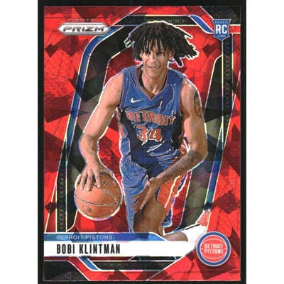 2024-25 Panini Prizm Prizms Red Ice #266 Bobi Klintman