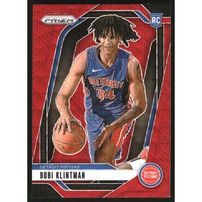 2024-25 Panini Prizm Prizms Ruby Wave #266 Bobi Klintman