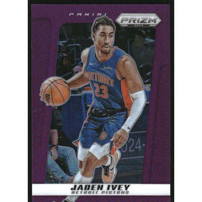 2024-25 Prizm Deca Prizms Purple #62 Jaden Ivey