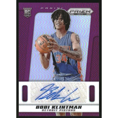 2024-25 Prizm Deca Signatures Prizms Purple #44 Bobi Klintman/75
