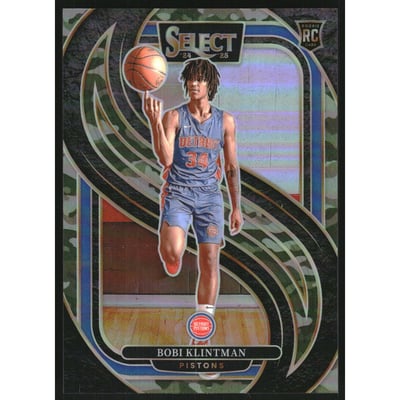 2024-25 Select Green Camo Prizms #190 Bobi Klintman