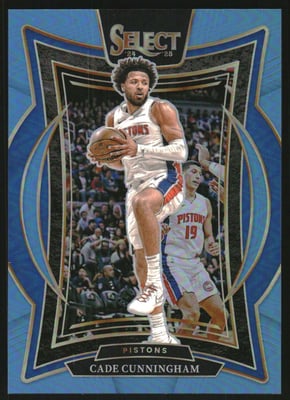 2024-25 Select Light Blue Prizms #65 Cade Cunningham