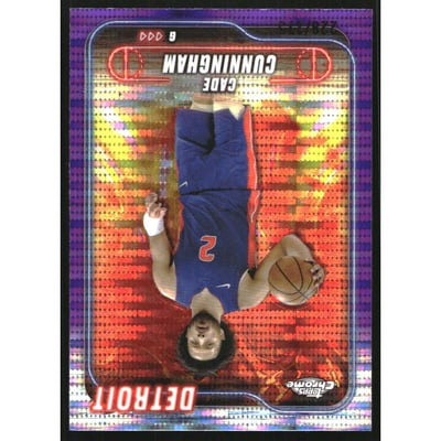 2024-25 Topps Chrome Purple Sonar Refractors #18 Cade Cunningham